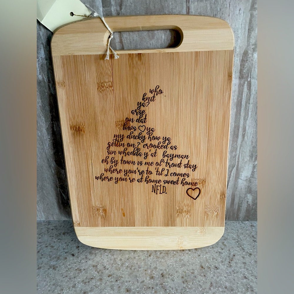 Newfoundland cutting board